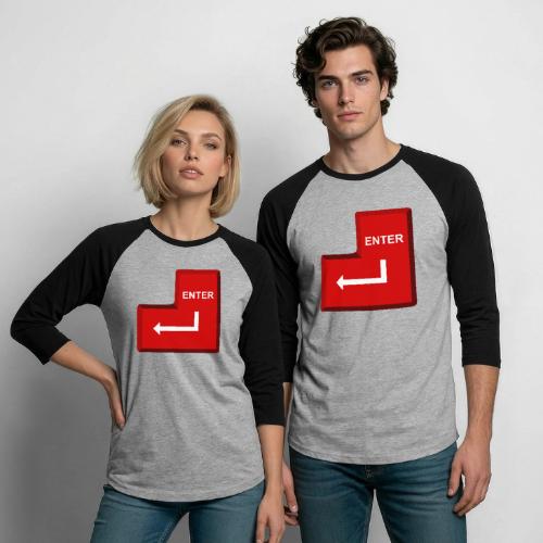 Just Press Enter - Unisex Baseball T-Shirt