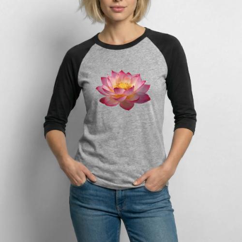 Serenity Lotus Grace - Unisex Baseball T-Shirt