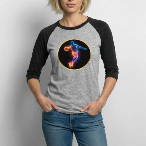 Basketball: Slam Dunk Afterglow - Unisex Baseball T-Shirt