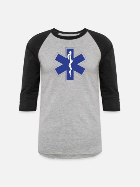 Paramedic - Unisex Baseball T-Shirt - heather gray/black