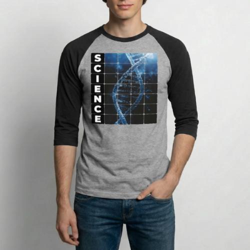Frozen Code of Science - Unisex Baseball T-Shirt