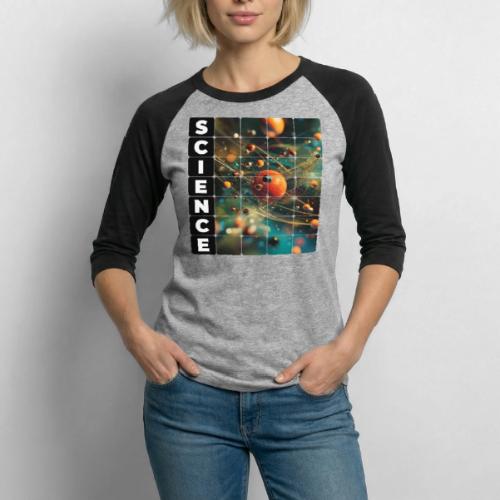 Atomic Science Vision - Unisex Baseball T-Shirt
