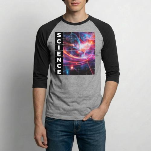The Chaos of Science - Unisex Baseball T-Shirt