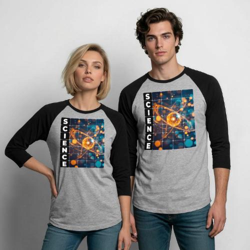 Science in Motion - Unisex Baseball T-Shirt