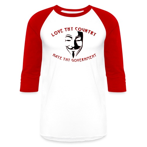 love thy country - Unisex Baseball T-Shirt