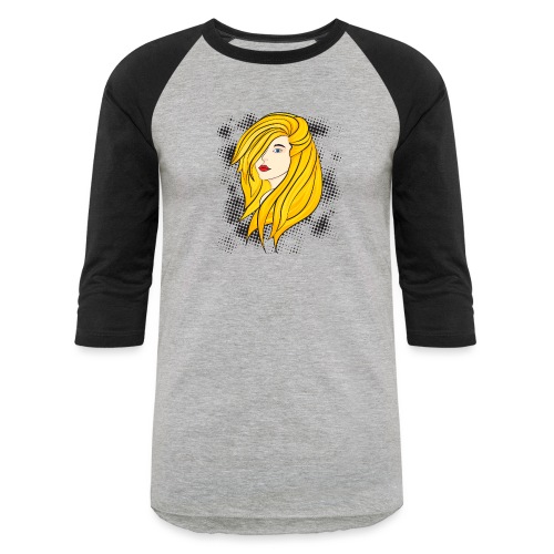 Blonde girl - Unisex Baseball T-Shirt
