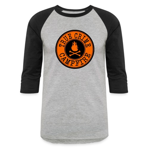 True Crime Campfire - Unisex Baseball T-Shirt