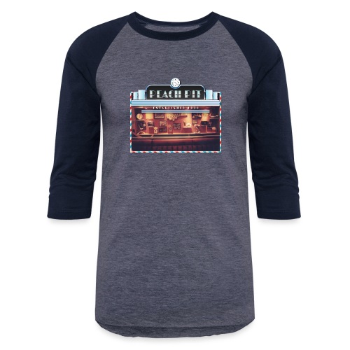 Peach Pit Shirt 90210 - Unisex Baseball T-Shirt