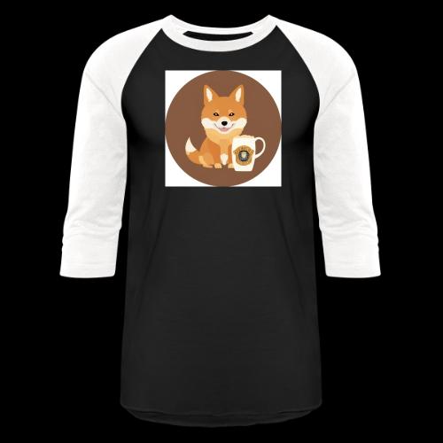Doggo with Beer - Unisex Baseball T-Shirt