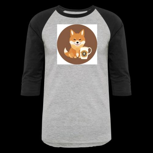 Doggo with Beer - Unisex Baseball T-Shirt