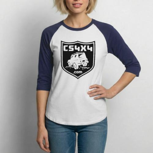 CS4x4 Black Shield - Unisex Baseball T-Shirt