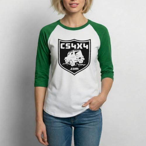 CS4x4 Black Shield - Unisex Baseball T-Shirt