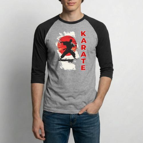 Karate: the spirit of discipline - Unisex Baseball T-Shirt