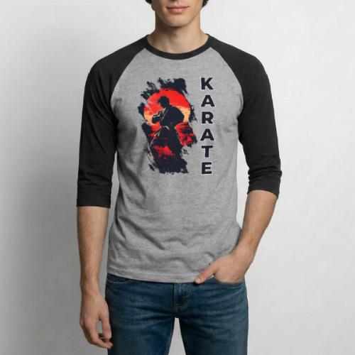 Karate: the art of self-mastery - Unisex Baseball T-Shirt