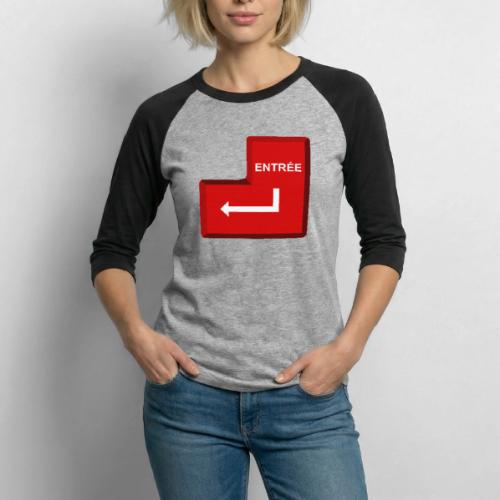 Press Enter - Unisex Baseball T-Shirt