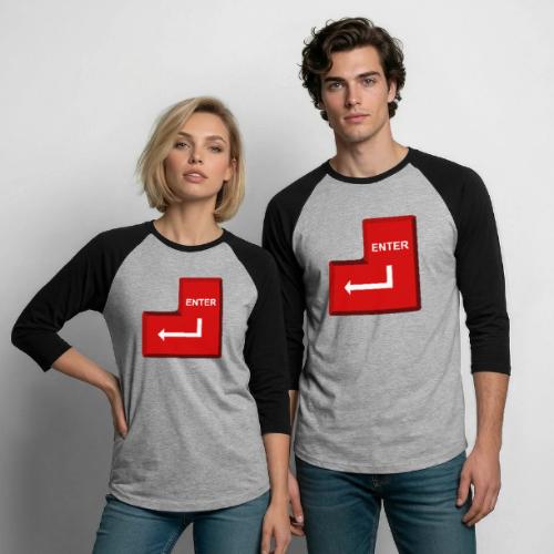 Just Press Enter - Unisex Baseball T-Shirt