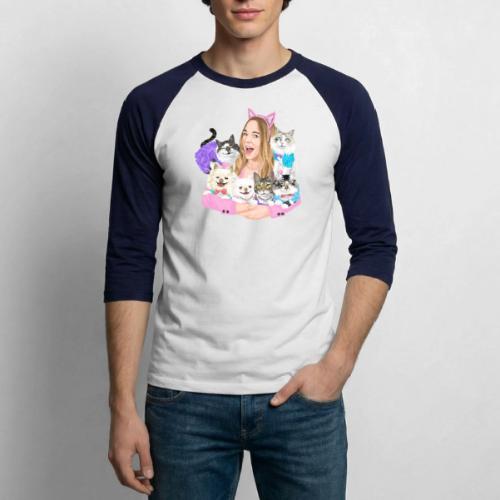 Jahnnalee & The Furry Kiddos - Unisex Baseball T-Shirt