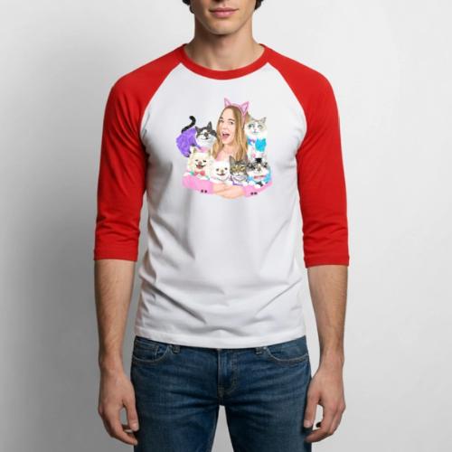 Jahnnalee & The Furry Kiddos - Unisex Baseball T-Shirt