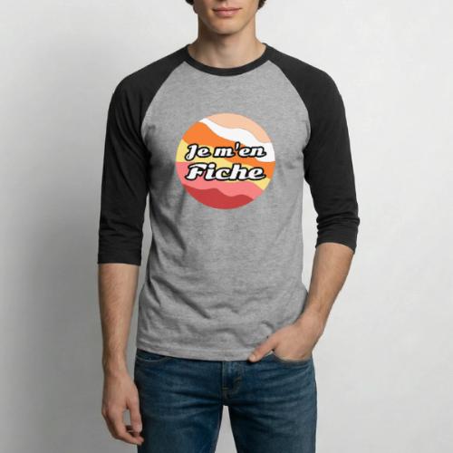 I don't care - Unisex Baseball T-Shirt
