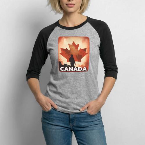 Canada Stands Tall - Unisex Baseball T-Shirt
