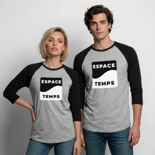 Space-Time: Distorted Reality - Unisex Baseball T-Shirt