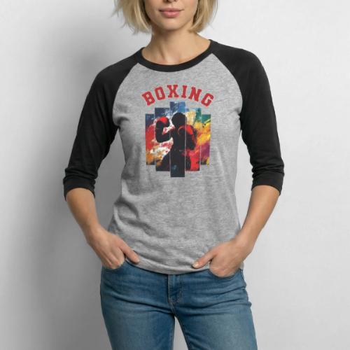 Boxing Warrior - Unisex Baseball T-Shirt