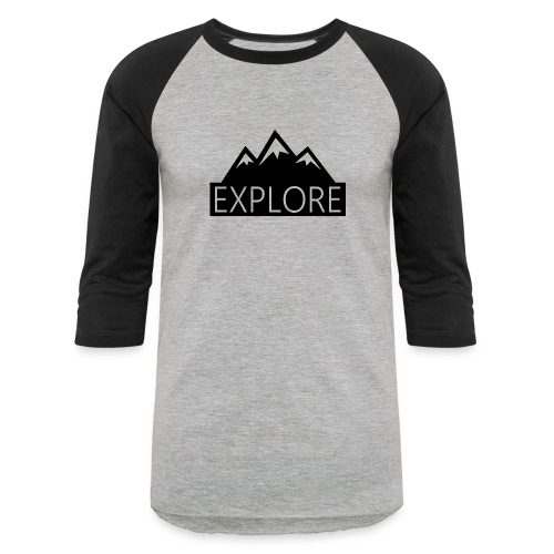 Explore - Unisex Baseball T-Shirt