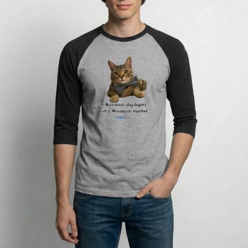 Meowtastic Mindset - Unisex Baseball T-Shirt