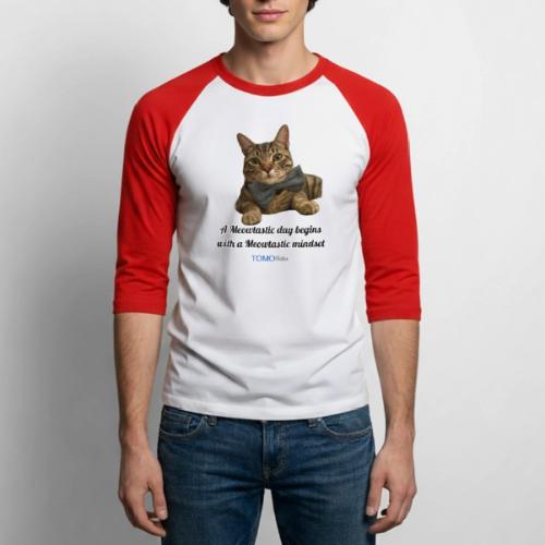 Meowtastic Mindset - Unisex Baseball T-Shirt
