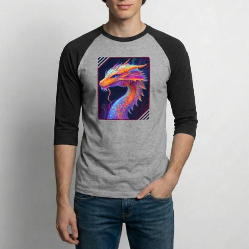 Dragon Spectrum - Unisex Baseball T-Shirt