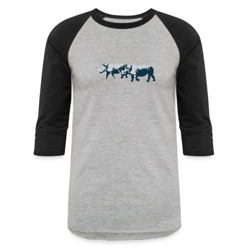Chubby Unicorns - Unisex Baseball T-Shirt