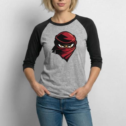 Scarlet Shadow Ninja - Unisex Baseball T-Shirt