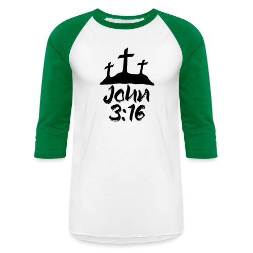 John 3:16 - Unisex Baseball T-Shirt