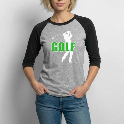Golf: Classic Golf Motion - Unisex Baseball T-Shirt