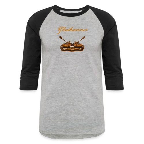 Gladhammer (Gold Tank) - Unisex Baseball T-Shirt