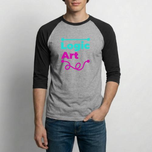 Art vs Logic - Unisex Baseball T-Shirt