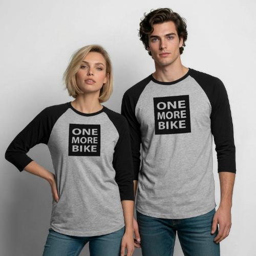 One More Bike - Unisex Baseball T-Shirt