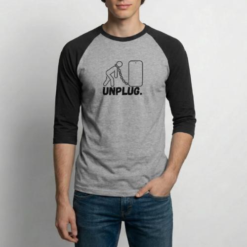 Unplug Series - Unisex Baseball T-Shirt