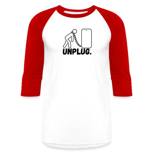 Unplug Series - Unisex Baseball T-Shirt