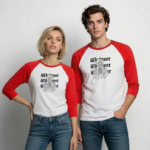Whatever Mary - Unisex Baseball T-Shirt
