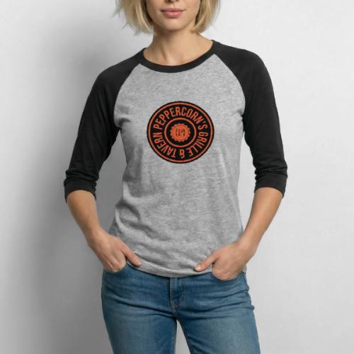 Circle Combo Logo - Unisex Baseball T-Shirt