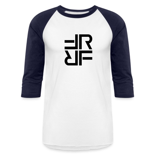 RF Logo Black - Unisex Baseball T-Shirt
