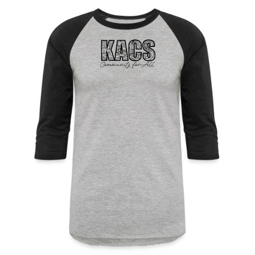 KACS Community For All - Unisex Baseball T-Shirt
