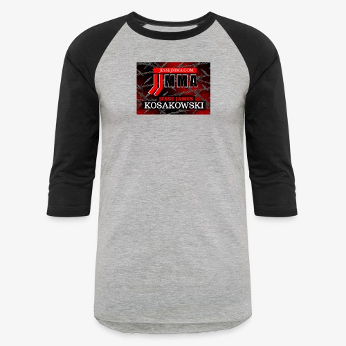 Barbed Wire JJMMA Logo - Unisex Baseball T-Shirt