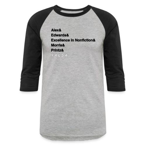 YALSA Awards && - Unisex Baseball T-Shirt