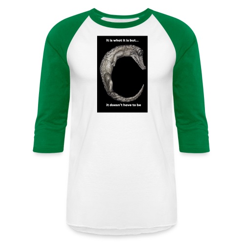 croc it is what it is - Unisex Baseball T-Shirt
