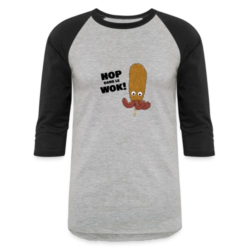 Pieuvre TOKKEBI Hop dans le Wok! - T-shirt de baseball unisexe