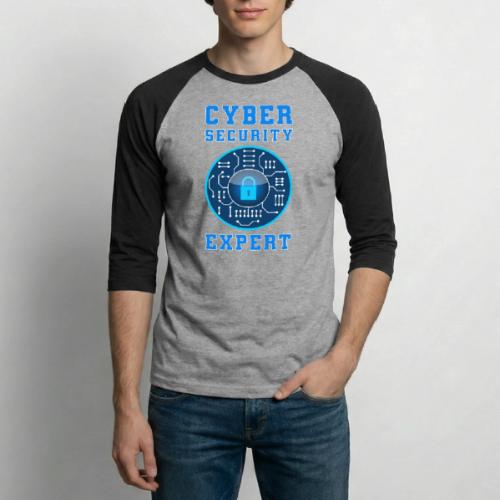 Cyber Security Expert - Unisex Baseball T-Shirt