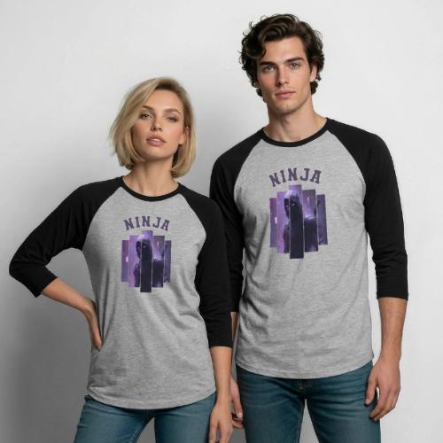 Nightfall Ninja - Unisex Baseball T-Shirt