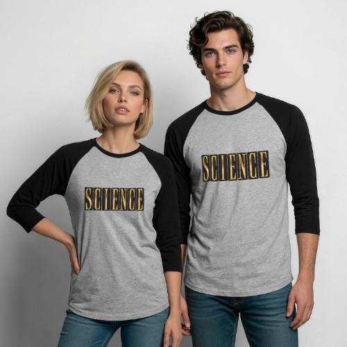Science: Think. Test. Repeat. - Unisex Baseball T-Shirt
